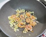 かぼちゃとエビのクリームパスタ作り方5写真