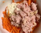 にんじんとツナのごま味噌和え作り方3写真