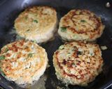 ピーマン入りヘルシー豆腐バーグ作り方4写真