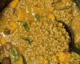 南瓜と挽肉のココナッツミルクカレー作り方18写真
