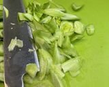 10分調理　小松菜と薄揚げ炒め作り方1写真