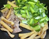 10分調理　小松菜と薄揚げ炒め作り方7写真