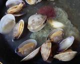 ヨウサマの減塩アサリのガーリック蒸し作り方2写真