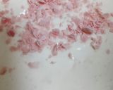 ピンクのサクラ咲く♪幸せの桜ラテアート作り方5写真