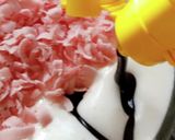 ピンクのサクラ咲く♪幸せの桜ラテアート作り方6写真