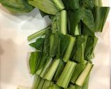小松菜のじゃこ炒め作り方1写真
