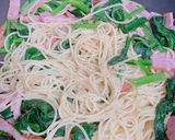 ベーコン＆ほうれん草のペペロンチーノ作り方7写真
