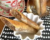 春巻きの皮~!de三角チョコパイ作り方7写真