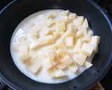 セロリの豆乳ポテサラ！ﾊﾞﾀｰｺﾝｿﾒ味作り方1写真