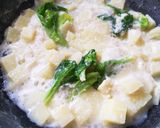 セロリの豆乳ポテサラ！ﾊﾞﾀｰｺﾝｿﾒ味作り方2写真