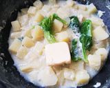 セロリの豆乳ポテサラ！ﾊﾞﾀｰｺﾝｿﾒ味作り方3写真