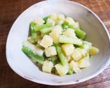 セロリの豆乳ポテサラ！ﾊﾞﾀｰｺﾝｿﾒ味作り方5写真