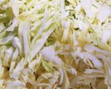 キャベツのゆかり甘酢合え作り方1写真