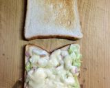 超簡単☆旨味堪能！アムロ風味噌ハムサンド作り方7写真