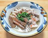 鶏もも肉にゴボウとシメジの激ウマうどん作り方5写真