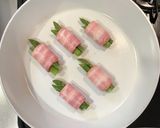 アスパラガスのベーコン巻きガリバタソース作り方7写真