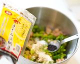 【春を感じる一品】菜の花のゴマツナ和え作り方13写真