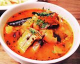骨まで食べる♪サンマ干物でトマトスープ作り方4写真