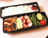鮭と野菜のカラフル弁当作り方2写真