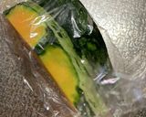 【お弁当】甘くて辛い？かぼちゃの豚肉巻き作り方1写真