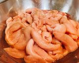 【保育園給食】鶏ささみのレモン煮作り方3写真
