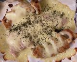 サラダチキンの簡単パリパリチーズ羽根付焼作り方5写真