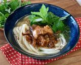 らふてー丼でフーチバーうどん作り方5写真