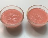 材料3つ！いちごミルクプリン　米粉作り方3写真