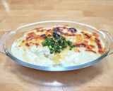 豆腐ソースのエビ入りマカロニグラタン作り方9写真