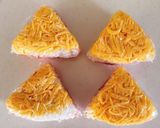お弁当に♡ケーキみたいなカラフルおにぎり作り方8写真
