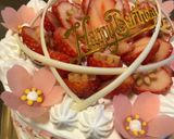 バースデーケーキ2022(2) 櫻作り方12写真
