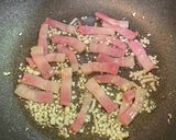 九条ネギとベーコンの焼きうどん作り方4写真