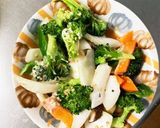 全てレンジ肉無チクワ彩野菜甘辛野菜炒め作り方14写真