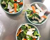 レンジ肉無豆腐味噌炒め味野菜炒め作り方12写真