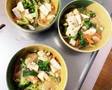 レンジ肉無豆腐味噌炒め味野菜炒め作り方16写真