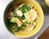 レンジ肉無豆腐味噌炒め味野菜炒め作り方17写真