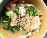 レンジ肉無豆腐味噌炒め味野菜炒め作り方18写真