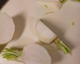 スモークサーモンとカブのサラダ作り方3写真