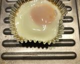 トースターで目玉焼き♪ノンオイル作り方3写真