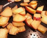 ココナッツオイルで焼きりんごトースト作り方2写真