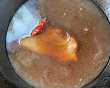 蜂蜜トンポーローと揚げ煮卵作り方5写真