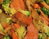 ✿残り野菜とウインナーで炒め物✿作り方5写真