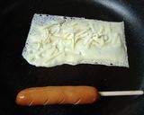フランクフルトソーセージのチーズ巻き作り方3写真