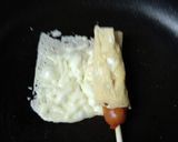 フランクフルトソーセージのチーズ巻き作り方5写真