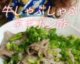 リカちゃん♡牛しゃぶしゃぶ♡ねぎポン酢作り方28写真
