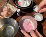 桜シフォンケーキ作り方1写真