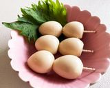 簡単　味卵　　　　　　お弁当はウズラ卵で作り方5写真