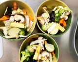肉無しオイスターポン酢スープ味春雨炒め煮作り方10写真