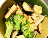 肉無しオイスターポン酢スープ味春雨炒め煮作り方13写真