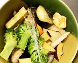 肉無しオイスターポン酢スープ味春雨炒め煮作り方14写真